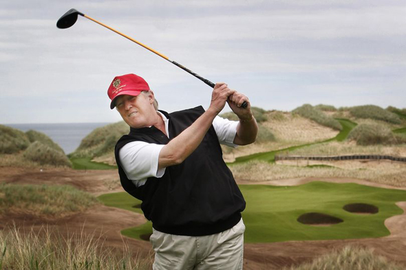 דונלד טראמפ גולף, צילום: איי פי