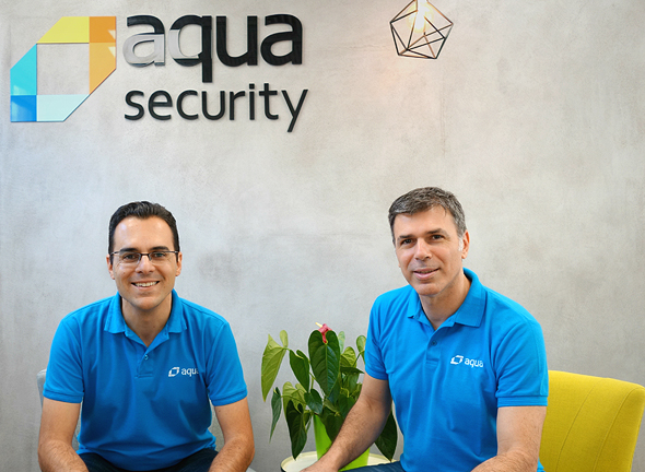 Aqua Security co-founders Amir Jerbi and David (Dror) Davidoff. Photo: PR