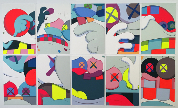 תערוכת יחיד של Kaws תערוכת יחיד של Kaws