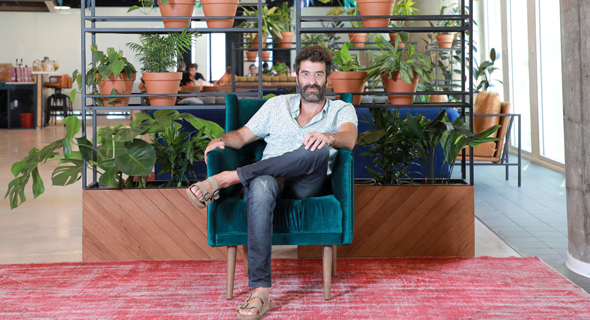 ironSource CEO Tomer Bar-Zeev at the company's offices. Photo: Dana Kopel