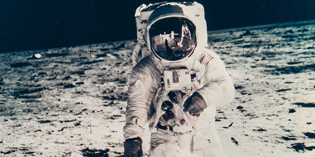 American astronaut Buzz Aldrin on the moon. Photo: NASA