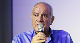 כנס טבריה דן דני חלוץ בשיחה עם עמיר קורץ, צילום: עמית שעל