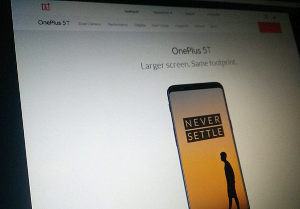 הדלפה וואן פלוס OnePlus 5T , צילום: TelecomTalk