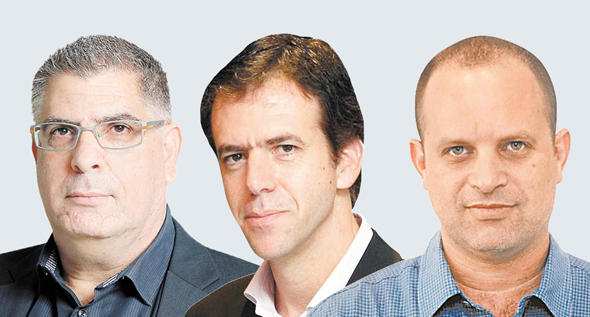 מימין עו"ד אמיר ברטוב, עו"ד אודי גינדס ורו"ח גבי טרבלסי מימין עו"ד אמיר ברטוב, עו"ד אודי גינדס ורו"ח גבי טרבלסי