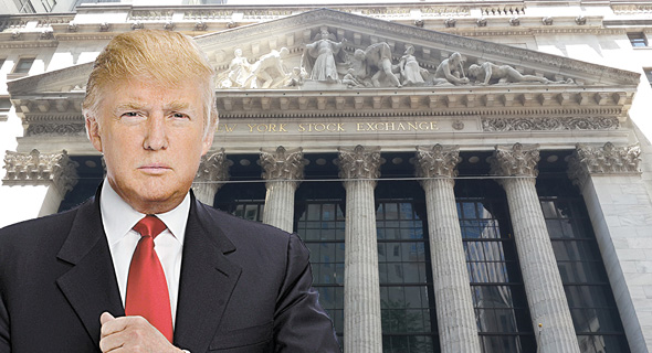 דונלד טראמפ וול סטריט בורסה, צילום: איי אף פי