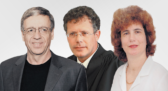 מימין: השופטת דפנה ברק‑ארז, השופט יצחק עמית והשופט מני מזוז מימין: השופטת דפנה ברק‑ארז, השופט יצחק עמית והשופט מני מזוז