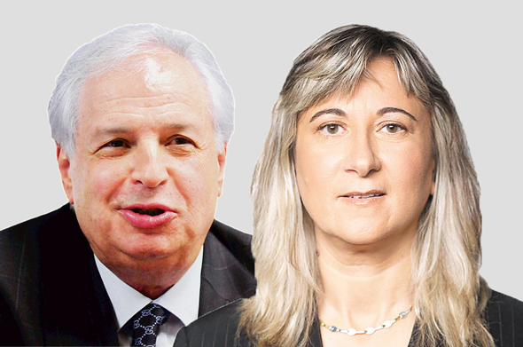 מימין: זהבית כהן, מנכ"לית אייפקס ושאול אלוביץ', בעל השליטה בבזק מימין: זהבית כהן, מנכ"לית אייפקס ושאול אלוביץ', בעל השליטה בבזק