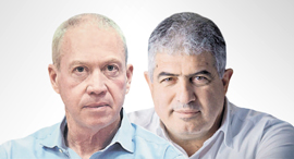 מימין: ד"ר סוהיל יאב ראש עיריית טמרה ושר השיכון יואב גלנט מימין: ד"ר סוהיל יאב ראש עיריית טמרה ושר השיכון יואב גלנט