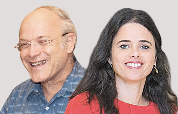 מימין: איילת שקד והשופט ניל הנדל מימין: איילת שקד והשופט ניל הנדל