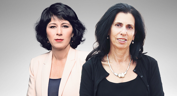 מימין: הממונה על שוק ההון דורית סלינגר והמפקחת על הבנקים חדוה בר מימין: הממונה על שוק ההון דורית סלינגר והמפקחת על הבנקים חדוה בר