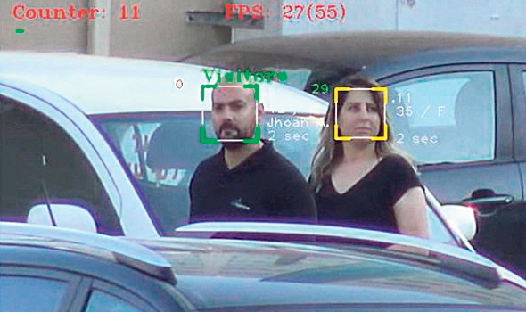 זיהוי פנים מתוך וידיאו שצולם מרחפן של חברת Face-Six זיהוי פנים מתוך וידיאו שצולם מרחפן של חברת Face-Six