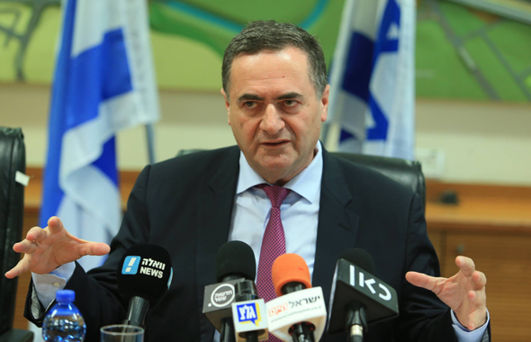 שר התחבורה ישראל כץ במסיבת העיתונאים היום שר התחבורה ישראל כץ במסיבת העיתונאים היום