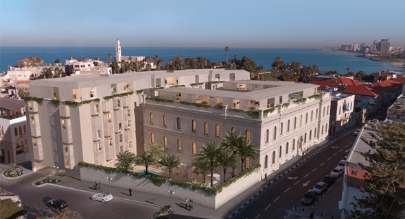 הדמיית פרויקט W ביפו, מול הנמל הדמיית פרויקט W ביפו, מול הנמל