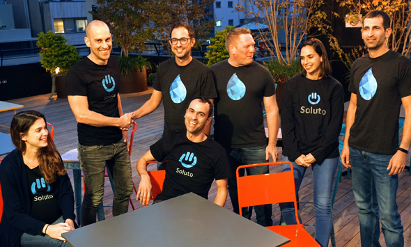 Soluto and Drippler teams. Photo: Noa Meiman Soluto and Drippler teams. Photo: Noa Meiman