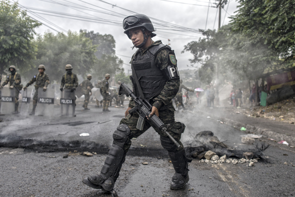Protests in Honduras. Photo: Bloomberg Protests in Honduras. Photo: Bloomberg