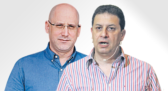 מימין: מנכ”ל yes רון אילון ומנכ”ל סלקום ניר שטרן. yes מוכנה לספוג הפסדים כדי לשמור על כוחה בשוק מימין: מנכ”ל yes רון אילון ומנכ”ל סלקום ניר שטרן. yes מוכנה לספוג הפסדים כדי לשמור על כוחה בשוק