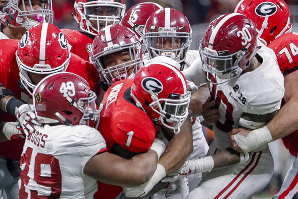 College football (illustration). Photo: EPA College football (illustration). Photo: EPA