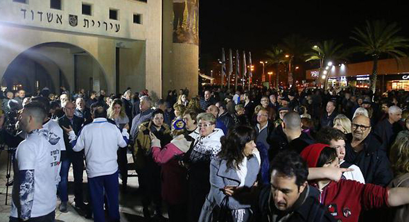 הפגנת החילונים הערב באשדוד הפגנת החילונים הערב באשדוד