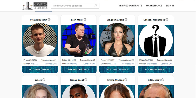 There’s a New Crypto Marketplace that Lets You “Buy” Celebrities