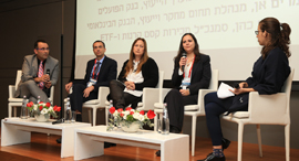 כנס מדדים 2018 פאנל העולם החדש מימין מרים אן עינת סקורניק אמיר בכר ו בני כהן, צילום: אוראל כהן