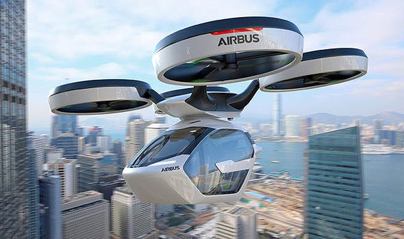 An Airbus flying car (illustartion). Photo: Airbus An Airbus flying car (illustartion). Photo: Airbus