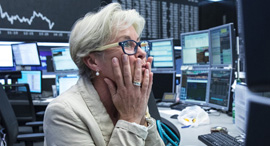 בורסה ירידות שערים וול סטריט בורסות אירופה, צילום: בלומברג 