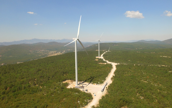 Wind turbines. Photo: Enlight Renewable Energy Ltd. Wind turbines. Photo: Enlight Renewable Energy Ltd.