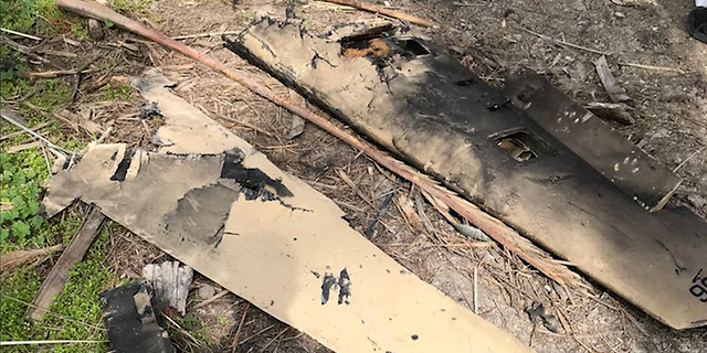 צה"ל חושף: המל"ט האיראני שיורט נשא חומר נפץ להפעלה בישראל