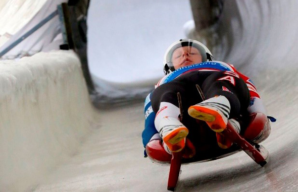 USA Luge 3D-printed sled. Photo: Business Wire