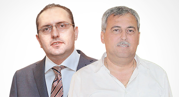 מימין: בעלי יינות ביתן נחום ביתן ובעלי רבוע כחול מוטי בן משה מימין: בעלי יינות ביתן נחום ביתן ובעלי רבוע כחול מוטי בן משה