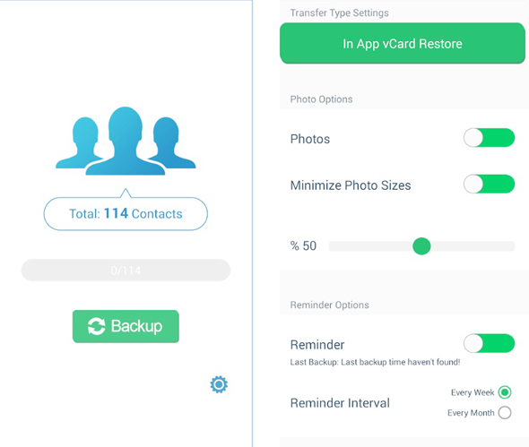 My Contacts Backup My Contacts Backup