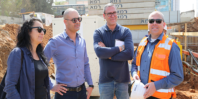 פתח תקוה: החלה בניית שני מגדלי משרדים שיכללו 170 אלף מ''ר בייעוד מסחר ותעסוקה