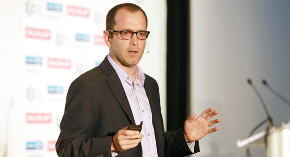 Yaniv Erlich at Calcalist's Mind the Tech conference in New York on Tuesday. Photo: Orel Cohen Yaniv Erlich at Calcalist's Mind the Tech conference in New York on Tuesday. Photo: Orel Cohen