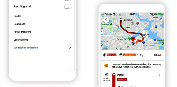 ניווט בתחבורה ציבורית - עם דגש על נגישות, צילום: google