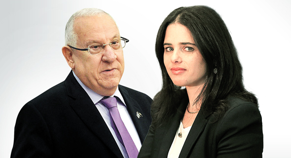 שרת המשפטים איילת שקד ונשיא המדינה ראובן ריבלין שרת המשפטים איילת שקד ונשיא המדינה ראובן ריבלין