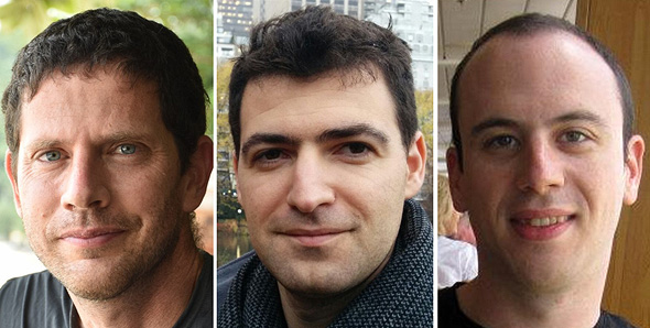 Atidot co-founders (from left): Assaf Mizan, Dror Katzav and Barak Bercovitz. Photo: PR Atidot co-founders (from left): Assaf Mizan, Dror Katzav and Barak Bercovitz. Photo: PR