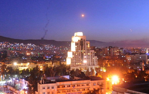התקיפה האמריקאית בדמשק, אתמול בלילה התקיפה האמריקאית בדמשק, אתמול בלילה