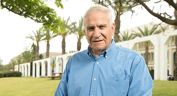 Assaf Razin, a professor emeritus of Economy at the Tel Aviv University. Photo: Orel Cohen