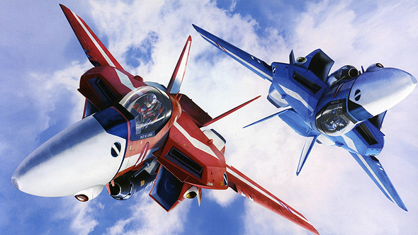 מטוסים דמויי F14 מסדרת האנימה Macross מטוסים דמויי F14 מסדרת האנימה Macross