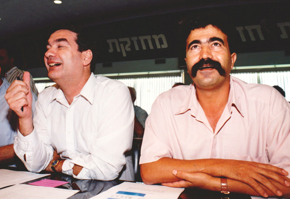 עמיר פרץ וחיים רמון בתקופה המדוברת עמיר פרץ וחיים רמון בתקופה המדוברת
