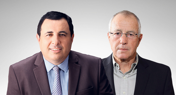 מימין: מנכ"ל מכבי רן סער ומנכ"ל כללית נועז בר ניר מימין: מנכ"ל מכבי רן סער ומנכ"ל כללית נועז בר ניר