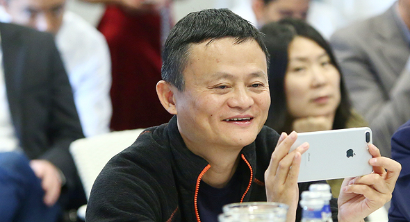 Jack Ma during his May visit to Israel. Photo: Dror Sithakol