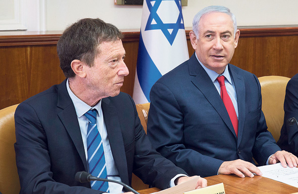 בנימין נתניהו ואבי שמחון בנימין נתניהו ואבי שמחון