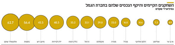 השחקנים הקיימים והיקף הנכסים שלהם בחברת הגמל השחקנים הקיימים והיקף הנכסים שלהם בחברת הגמל