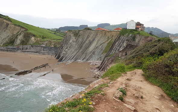 חוף Itzurun בעיר Zumaia חוף Itzurun בעיר Zumaia