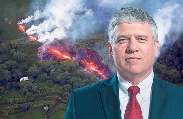 יצחק אנג'ל, מנכ"ל אורמת, על רקע התפרצות הר הגעש בהוואי ב-2018 יצחק אנג'ל, מנכ"ל אורמת, על רקע התפרצות הר הגעש בהוואי ב-2018
