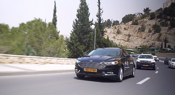 Mobileye self-driving car. Photo: Mobileye Mobileye self-driving car. Photo: Mobileye