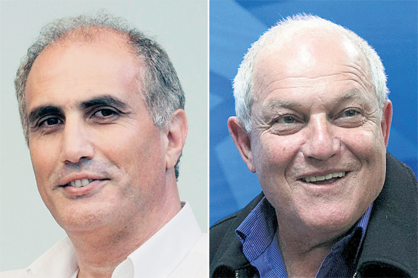 מימין חיים כץ ומוטי בן ארי מימין חיים כץ ומוטי בן ארי