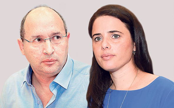 שרת המשפטים איילת שקד ויו"ר ההסתדרות אבי ניסנקורן שרת המשפטים איילת שקד ויו"ר ההסתדרות אבי ניסנקורן