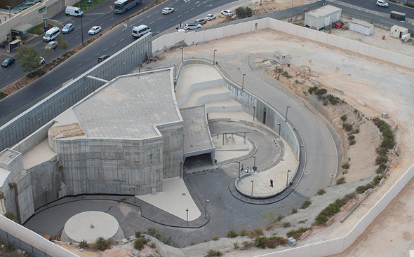Israel's new government bunker. Photo: Ohad Zwigenberg